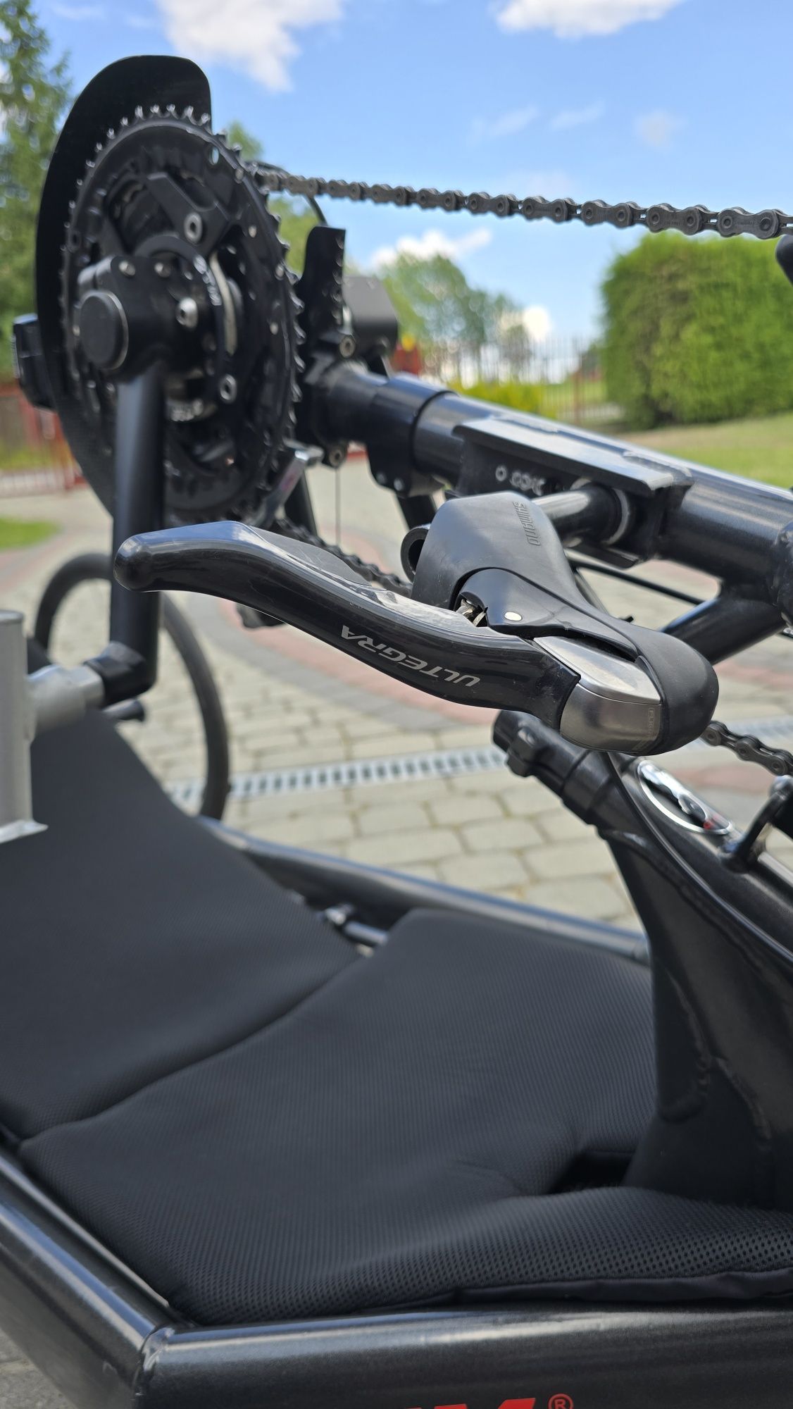 Handbike GTM Blackbird szosa XT Ultegra rower ręczny
