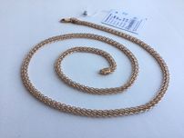 Цепочка (55см). Золото 585 пробы. Вес: 14,59г. Питон. Новая.
