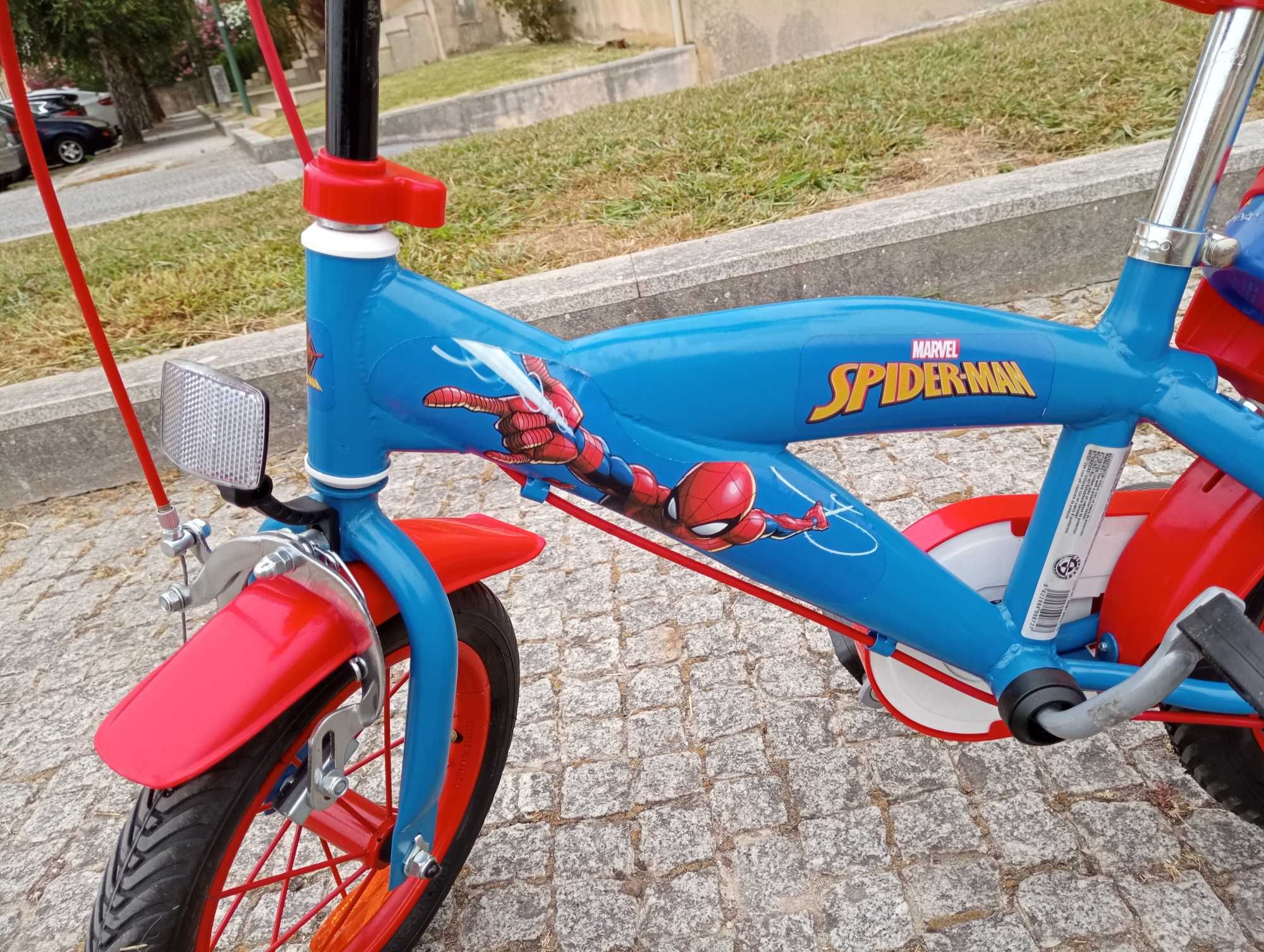Bicicleta Homem-Aranha Roda 12 - QUASE NOVA!