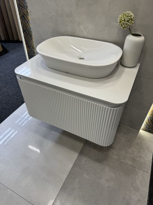 Lavita zestaw Vermont 80 biały [szafka + blat]