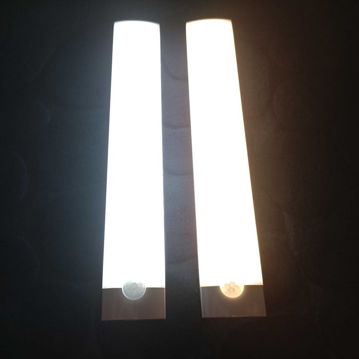 Світлодіодний світильник акумуляторний 26LED-20cm, датчик руху