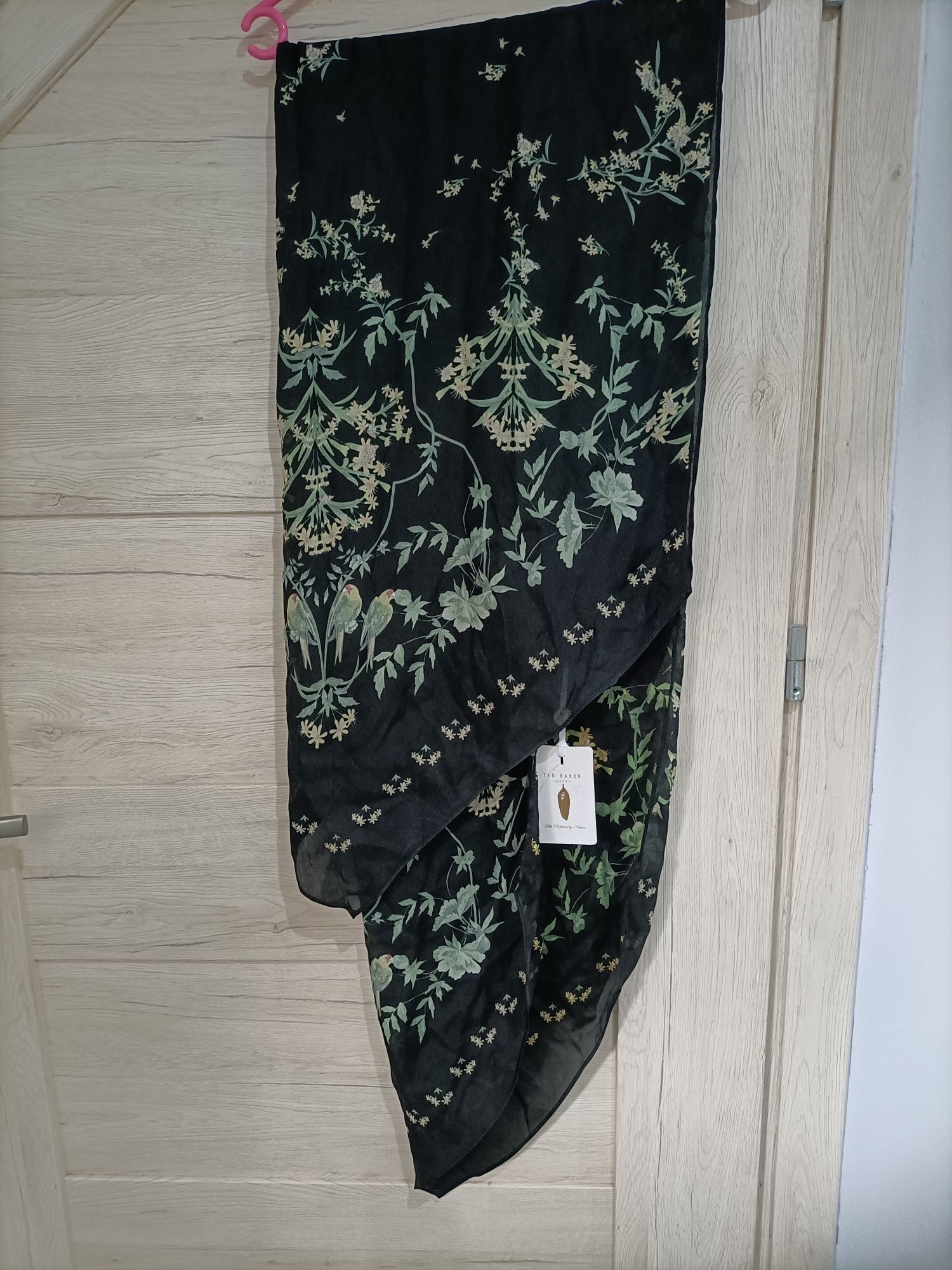 Szal chustka chusta apaszka Ted Baker jedwab