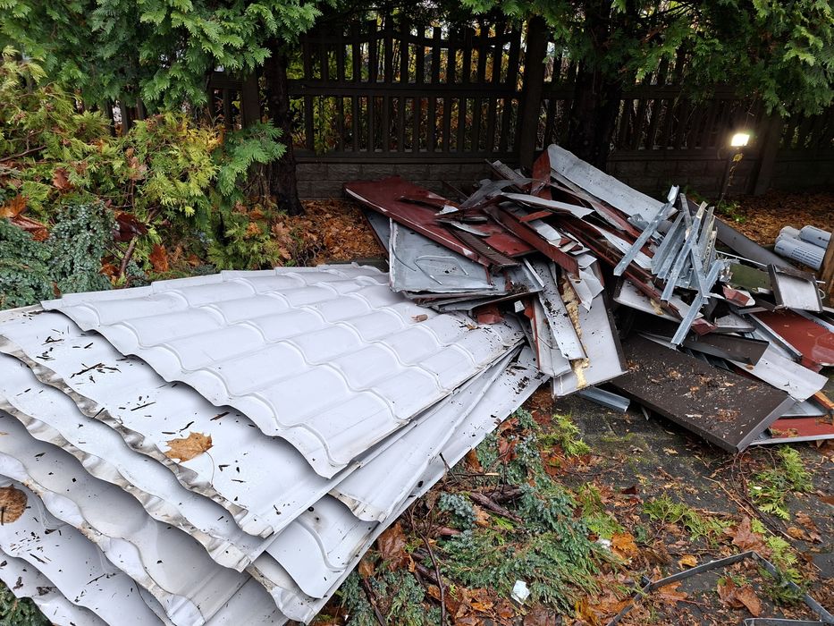 Oddam złom blacha rynny kraty