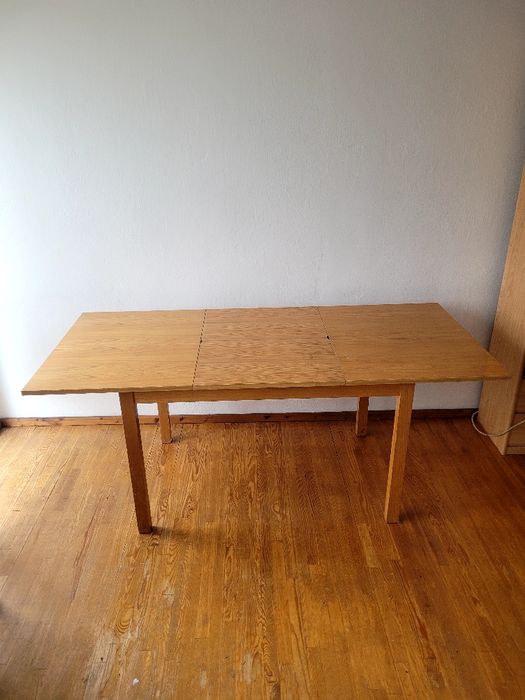 Stół rozkładany PRL wysoki połysk
