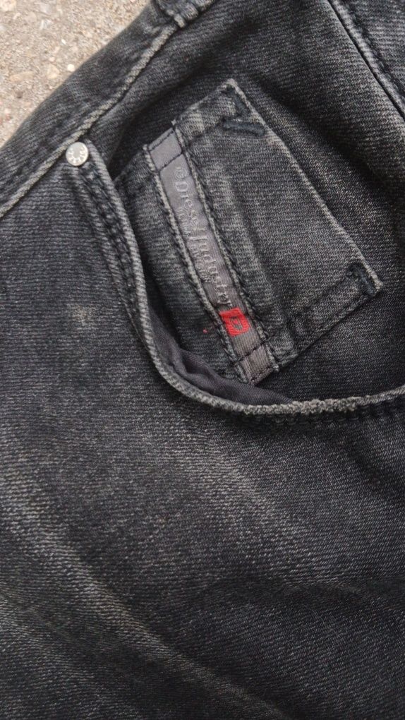 dzinsy diesel flared bootcut szare archive