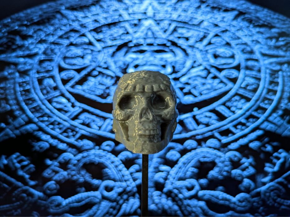 Aztecki gwizdek śmierci Aztecki Death Whistle AZTEK Czaszka druk 3d