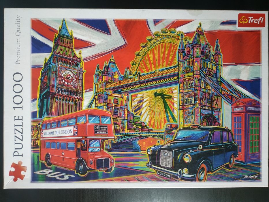 Puzzle 1000 Kolory Londynu