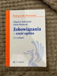 Zobowiązania - część ogólna. Z. Radwański. A. Olejniczak.