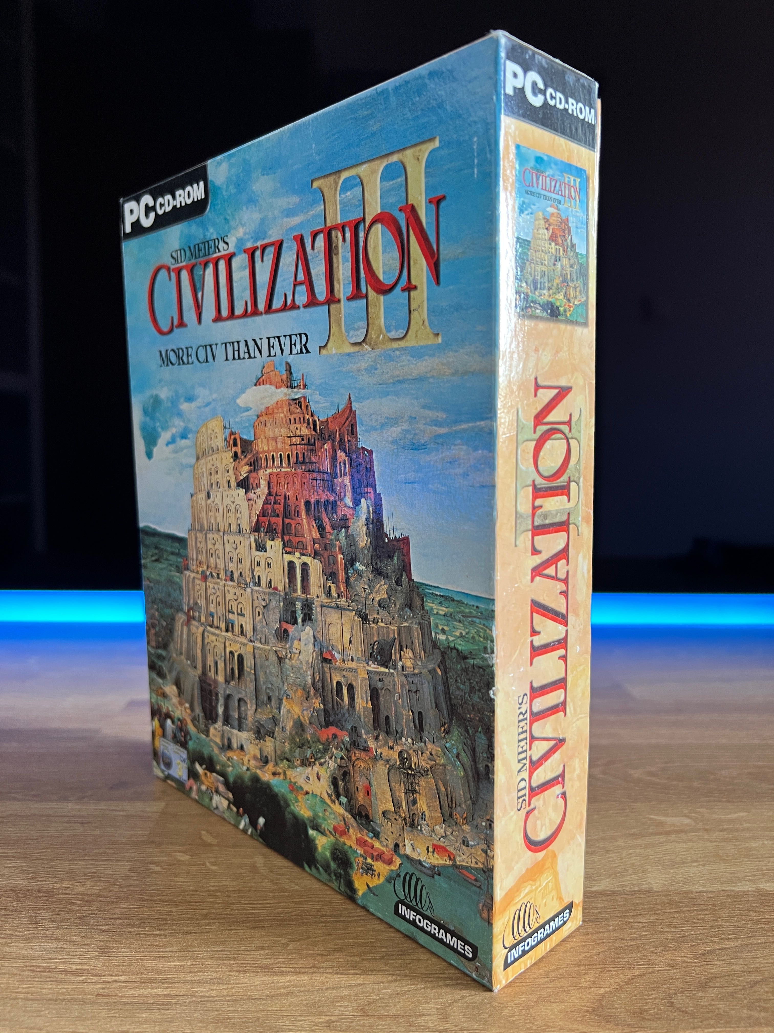 Civilization III 3 (PC EN 2001) BIG BOX premierowe kompletne wydanie