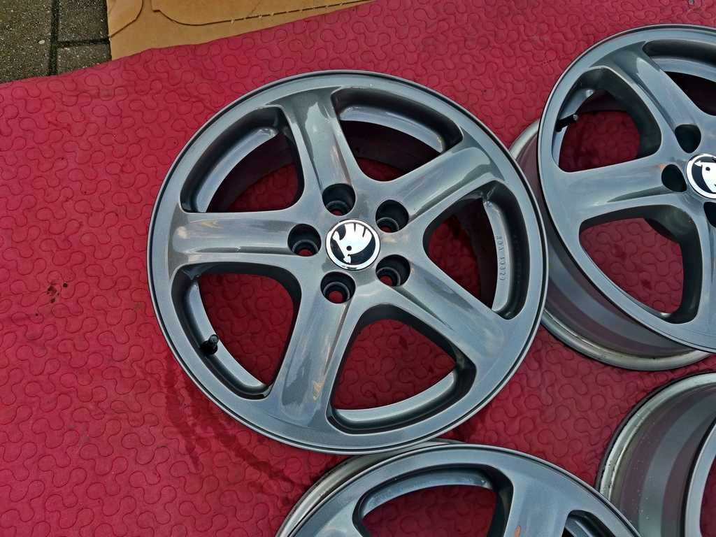 ALUFELGI 15' SKODA Scala FABIA KAMIQ - ET38 - 5x100 - j.NOWE