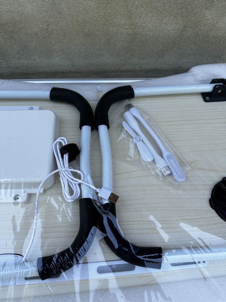 Nowy stolik do łóżka, pod laptopa, 4x USB, podatawka pod iPad, kubek!