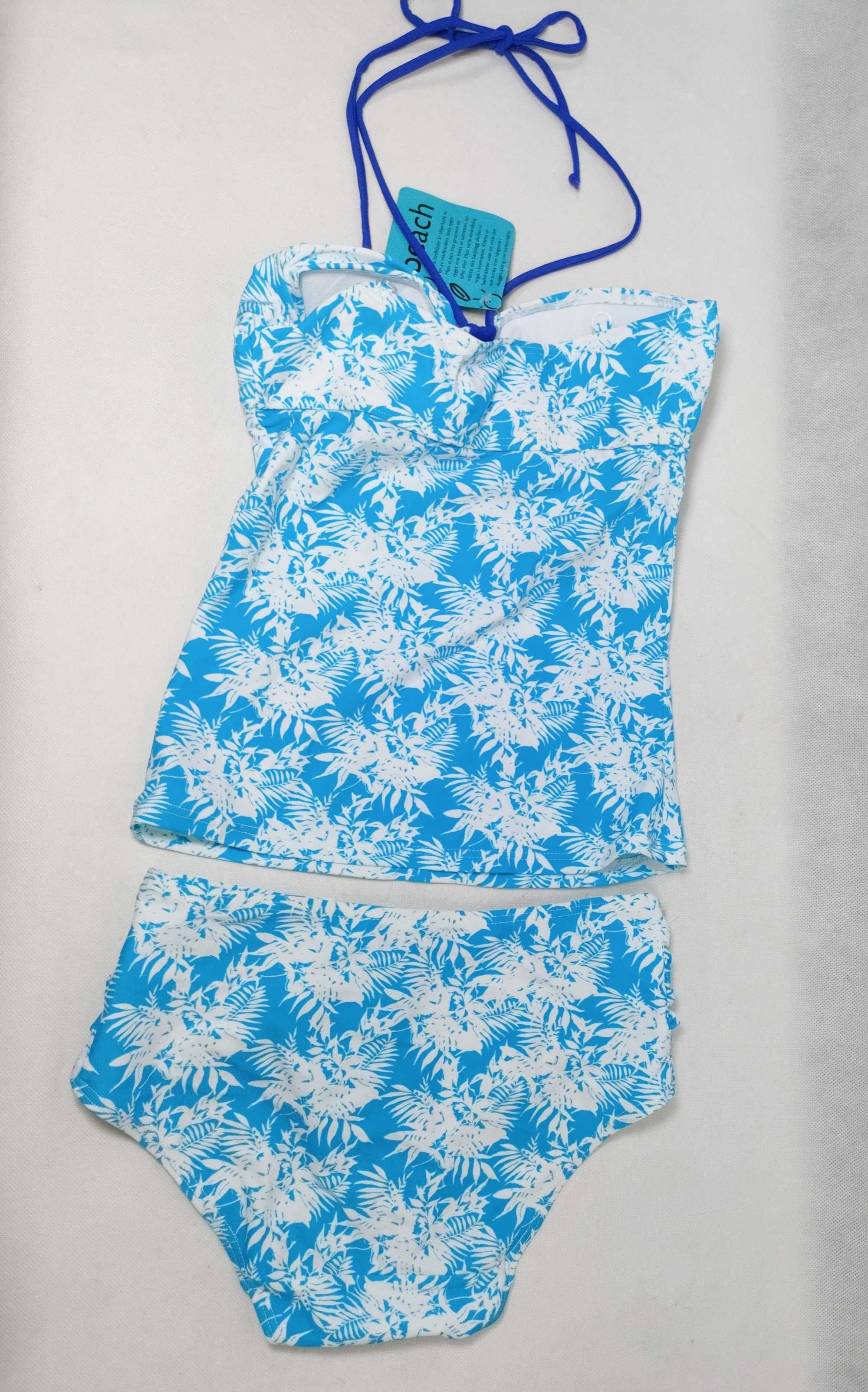 Strój kąpielowy tankini koszulka kąpielowa z figami  46/48 TN0139A