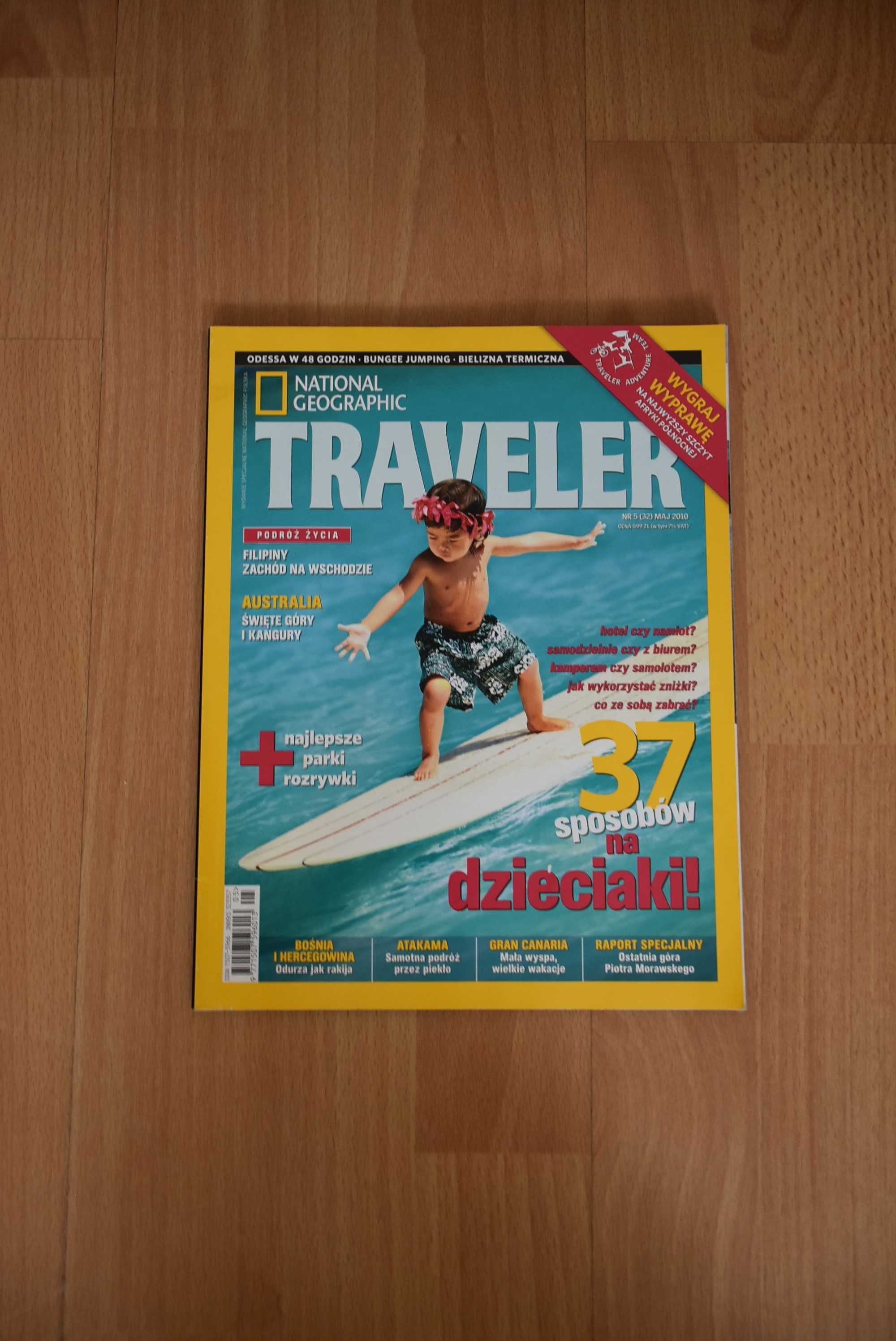 Traveler (3 szt)- 6/7.2009, 4 i 5.2010 tanie podróże, dzieci w podróży