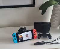 Nintendo Switch com acessórios