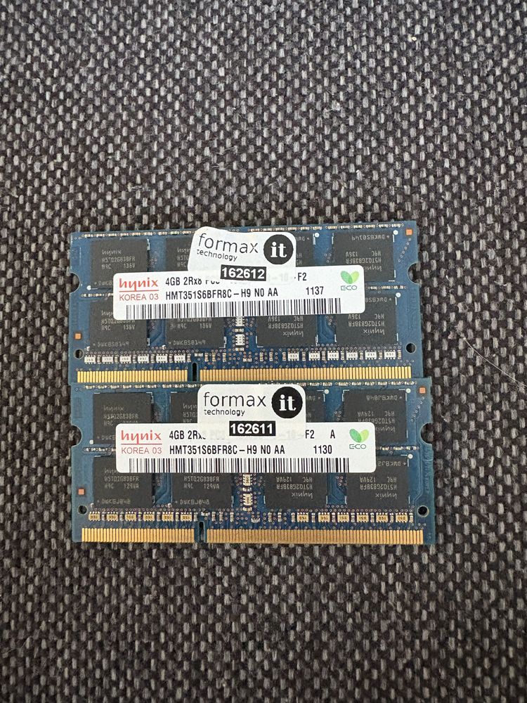 Оперативна  память до ноутбука DDR3, 4GB, 2Rx8,