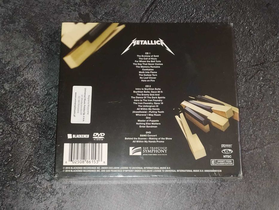 Metallica - S&M 2 Metallica 1 DVD 2CD -Wrocław