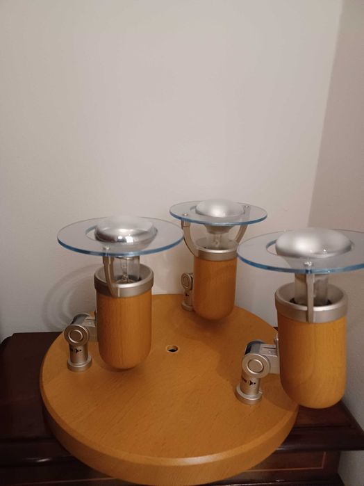 Conjunto de tecto com 3 fócus eléctricos