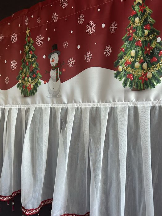 Firanka świąteczna ,panel,zazdrostka