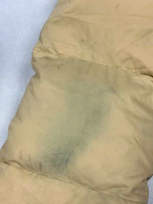 Piękna męska kurtka puchowa i kamizelka 2w 1 żółta beżowa puma