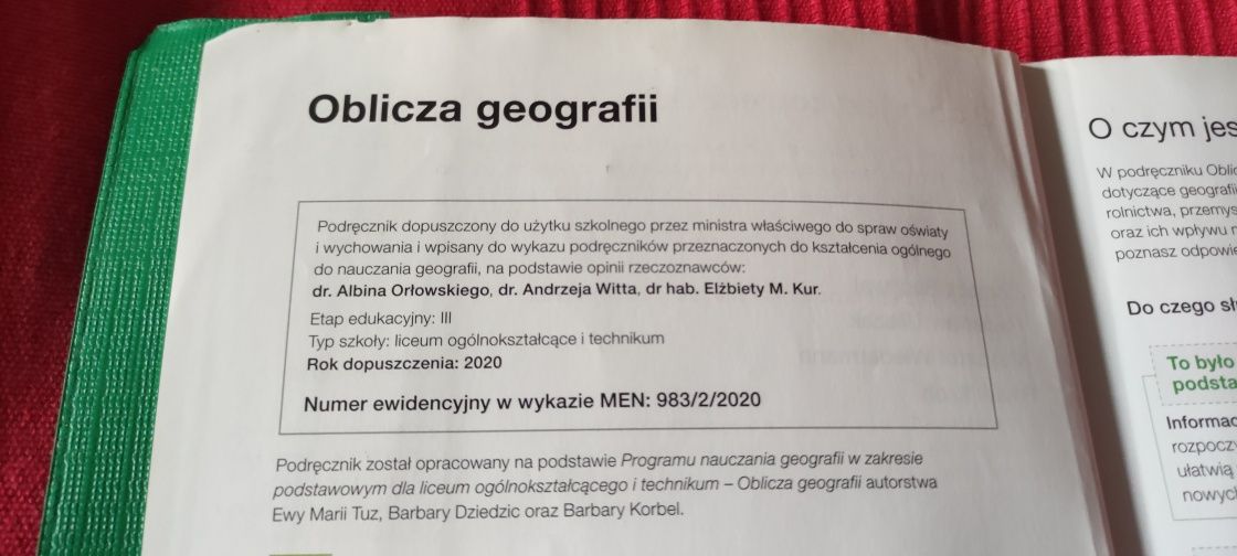 Podręcznik oblicza geografii