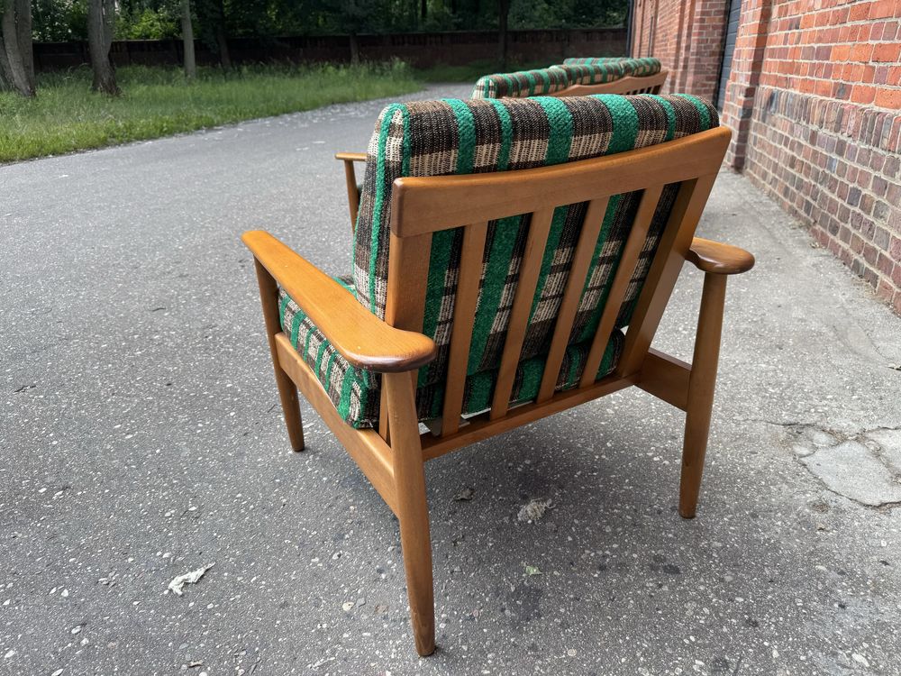 Skandynawski zestaw wypoczynkowy sofa+2fotele, lata60.vintage, design