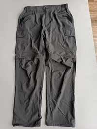 Spodnie trekkingowe męskie szare L 50 odpinane nogawki