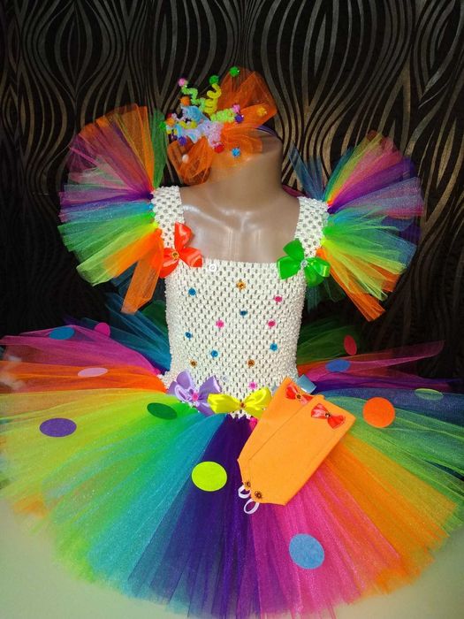 Новорічний костюм хлопушка(хлопавка), веселка (радуга)