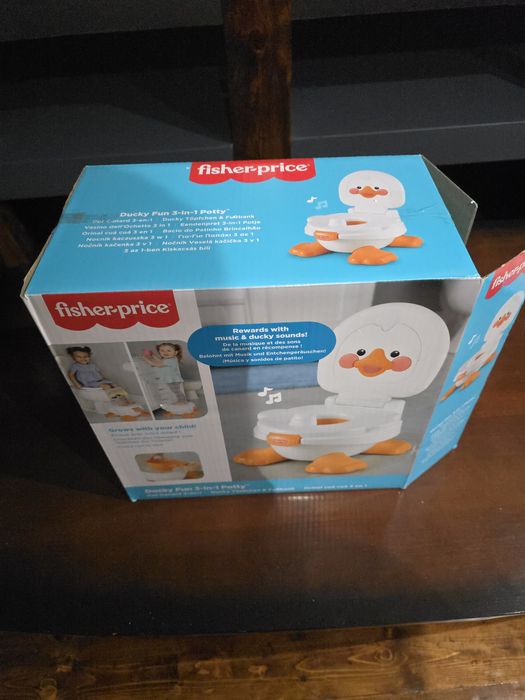 Nocnik grający kaczka fischer  price