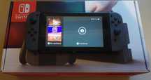 *COMO NOVA* Nintendo Switch Cinza + MicroSD 128GB Oficial Nintendo