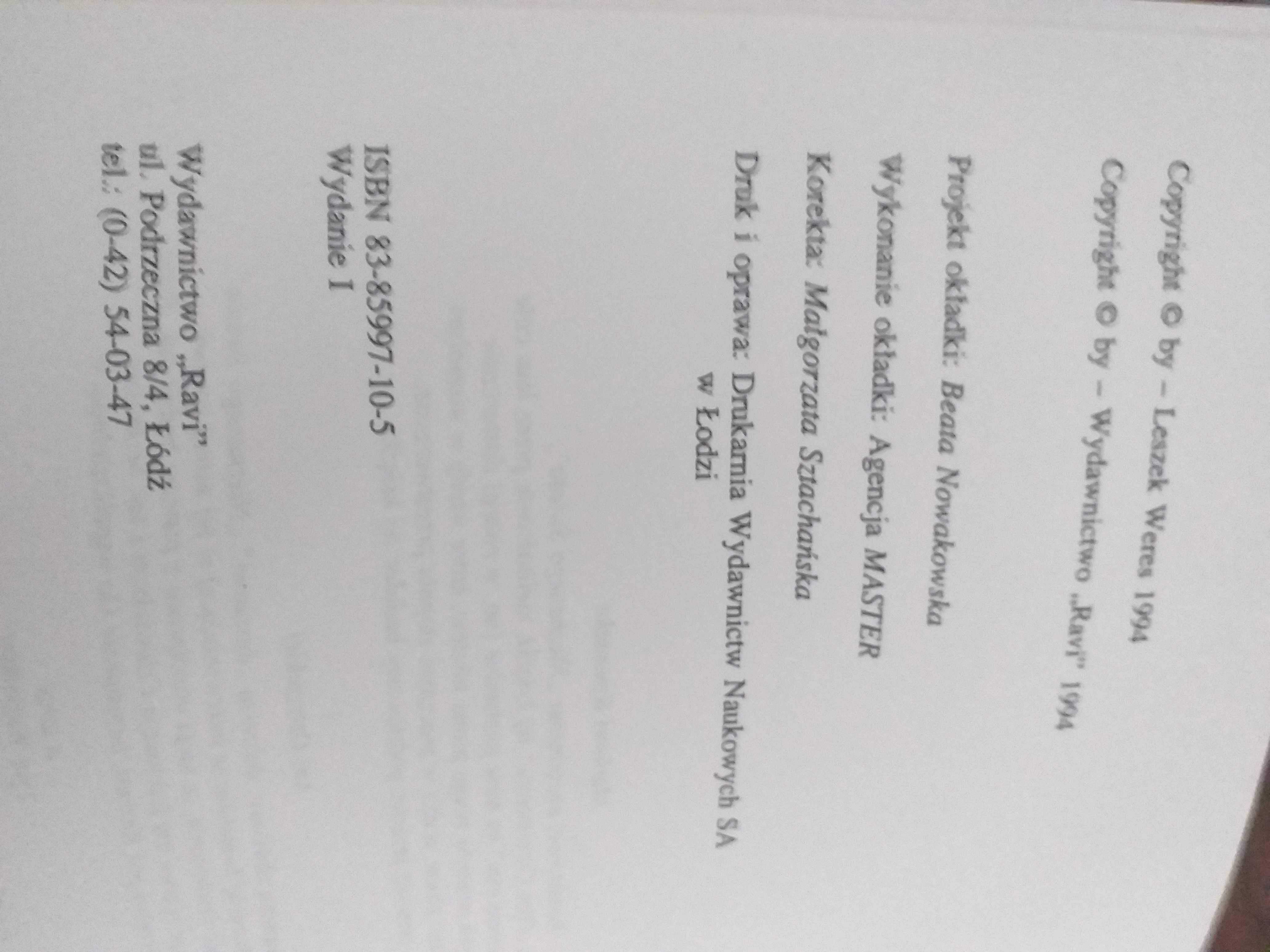Książka "Nieznany świat astrologii" /tom 1/ Leszek Weres