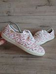 Балетки мокасины хоттер hotter mabel pink floral canvas 38-39 р 25 см
