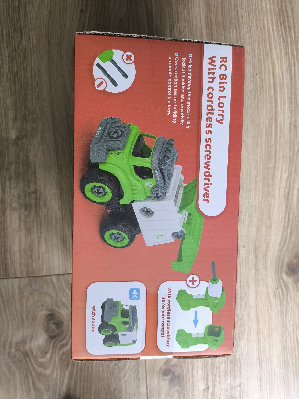 Śmieciarka RC z wkrętarka akumulatorowa