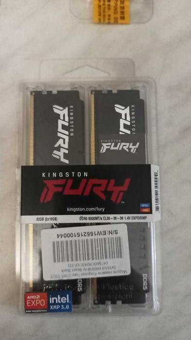 Ryzen5 7500f+MSI Pro B650M-P+DDR5 Kingston Fury 32GB 2x16 6000Mhz CL30