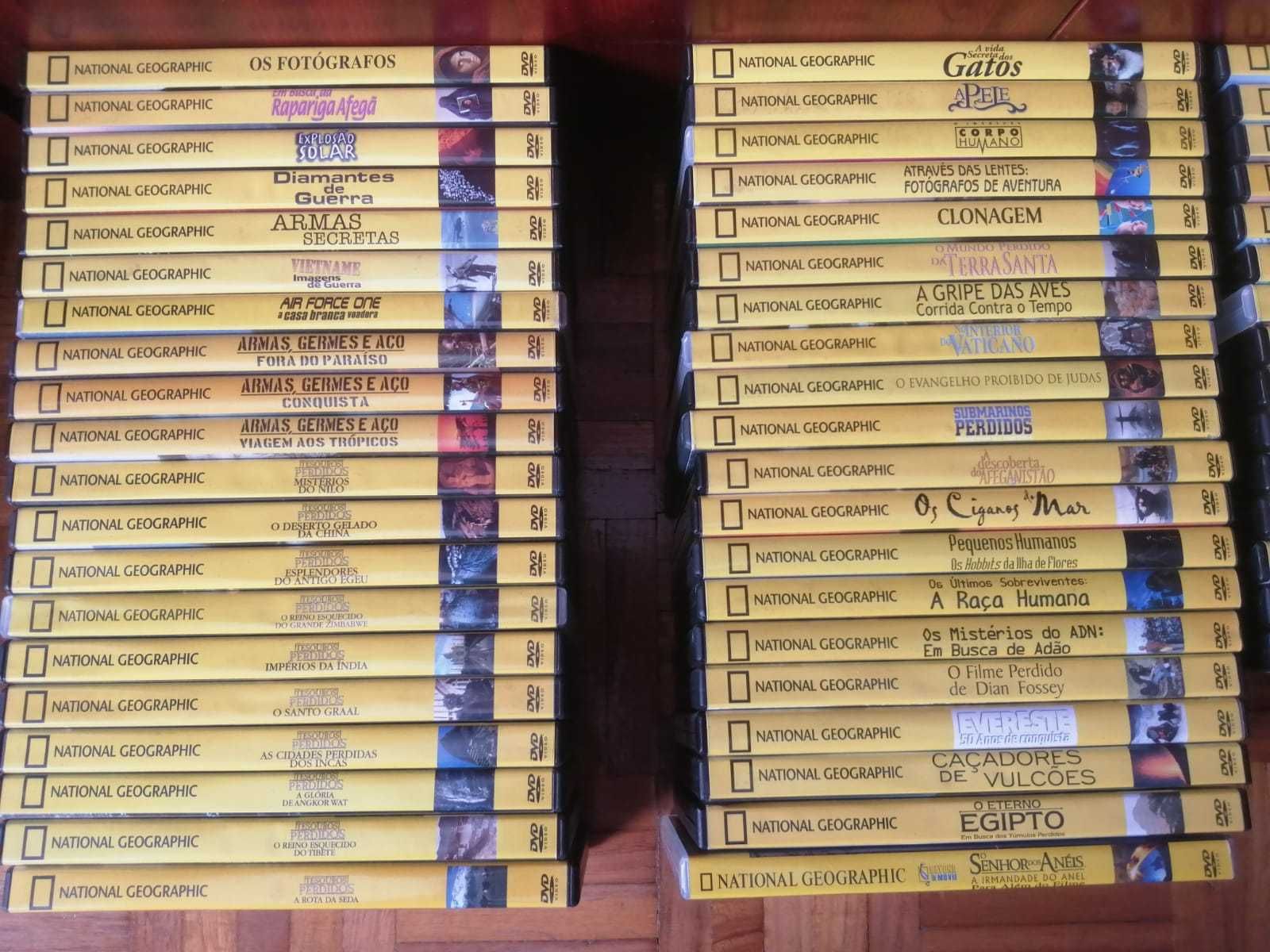 55 Dvds NATIONAL GEOGRAPHIC + 10 Dvd Planeta de Agostini