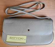 BATYCKI torebka skórzana z bursztynem NOWA ORYGINALNA