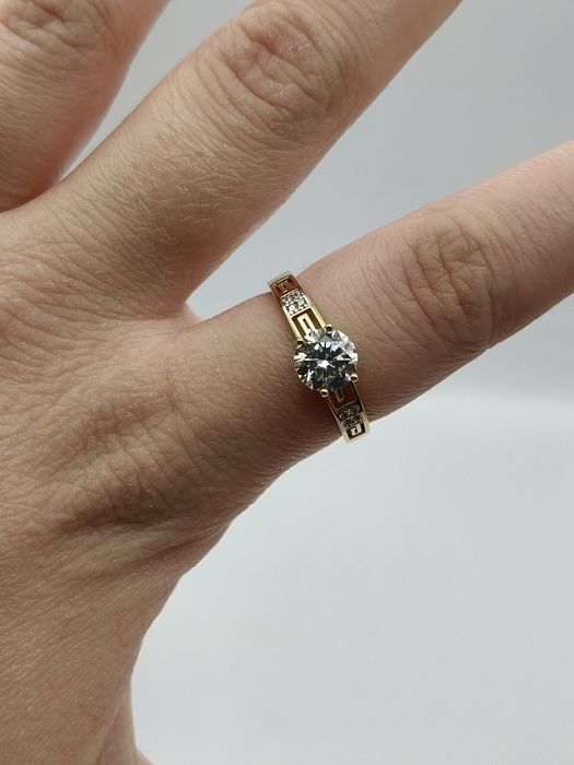 Złoty Pierścionek R15 Pr.585 Nowy Zapraszamy