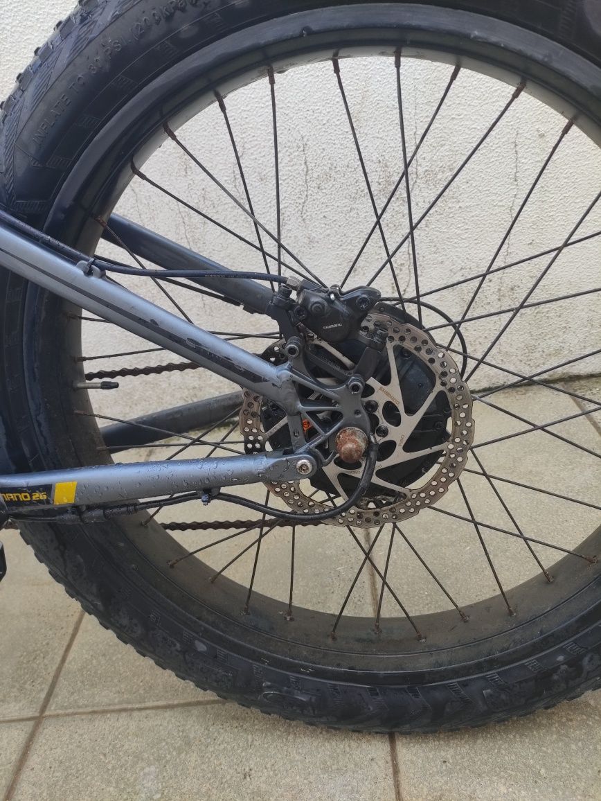 Bicicleta elétrica fat bike