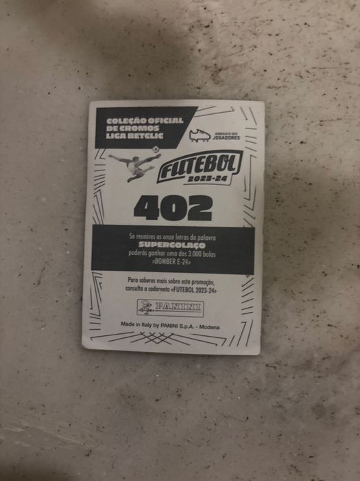 Carta Panini Top Tandem – Sebastián Pérez & Makouta | Boavista