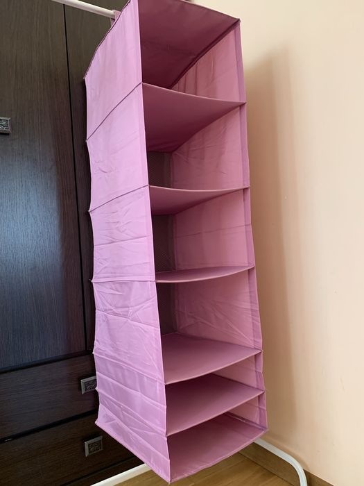 Вішак напольний для одягу IKEA Mulig з полицями Skubb Вішалка Штанга