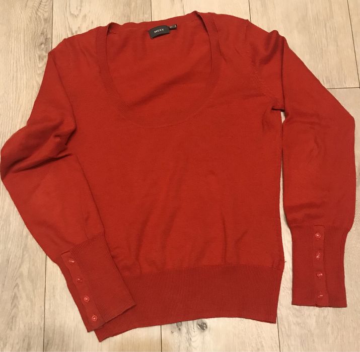 Czerwony sweterek Mexx 10% kaszmir