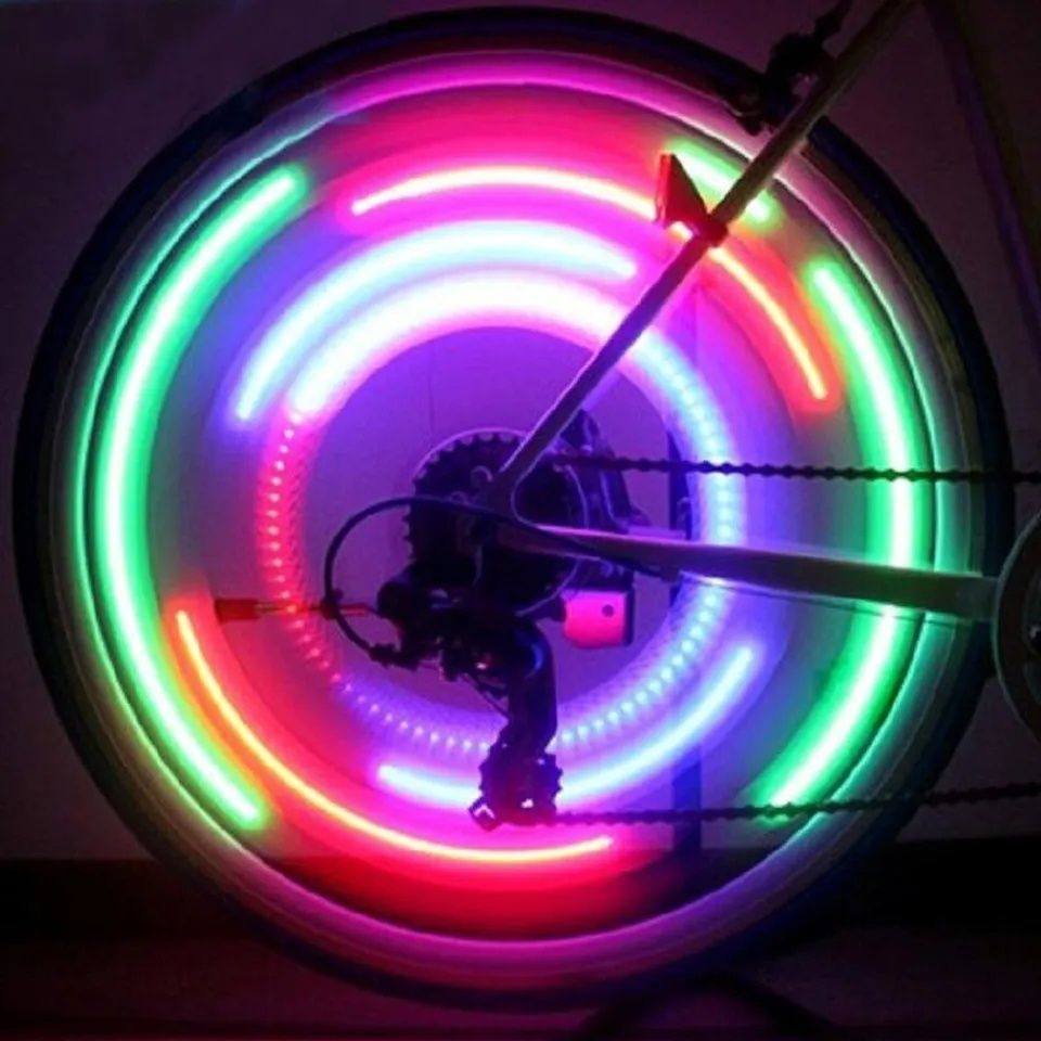 Габаритный фонарик на спицы велосипеда