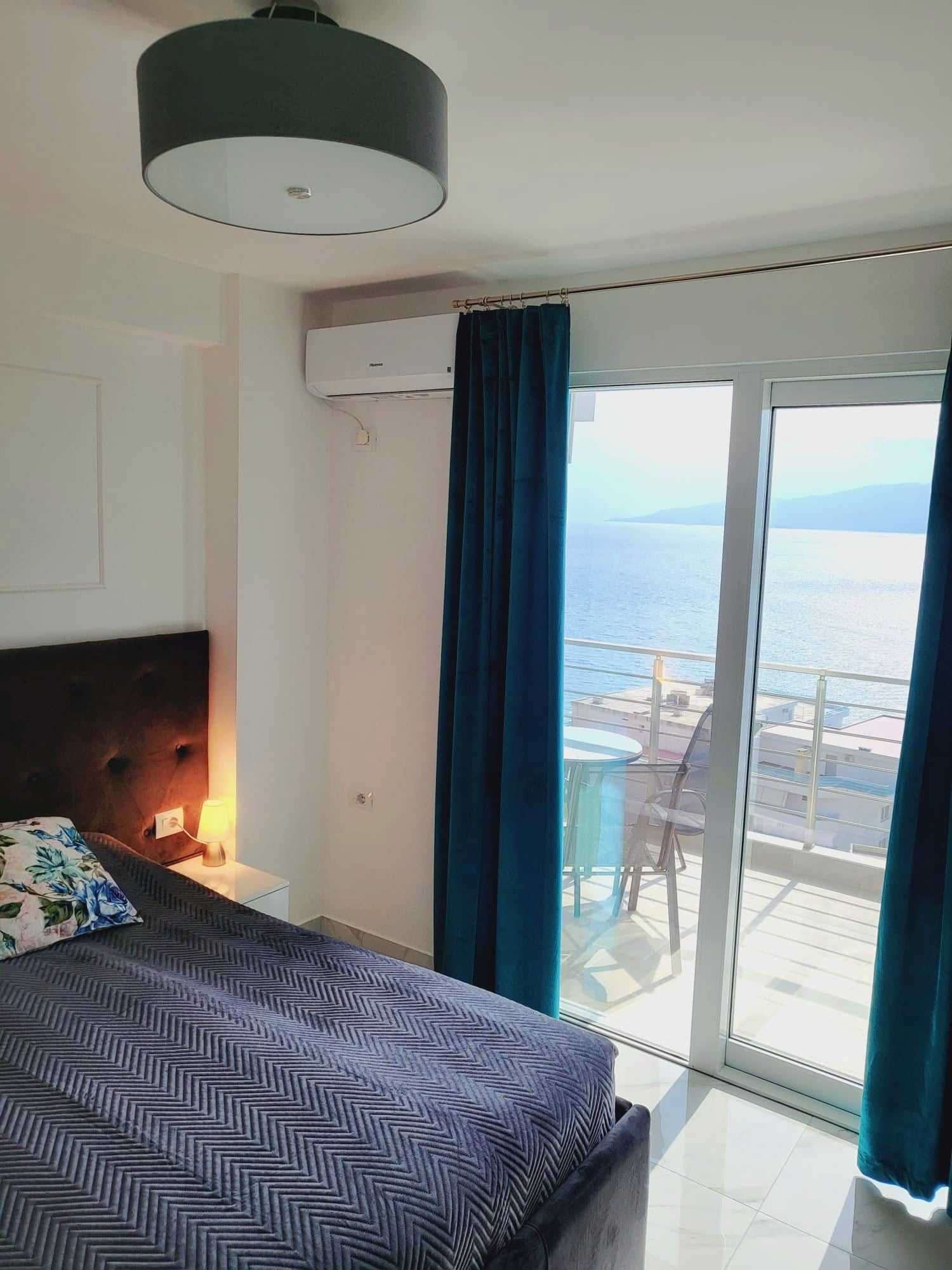 Apartament 4-osobowy Stella, Saranda (Albania), widok na morze i Korfu