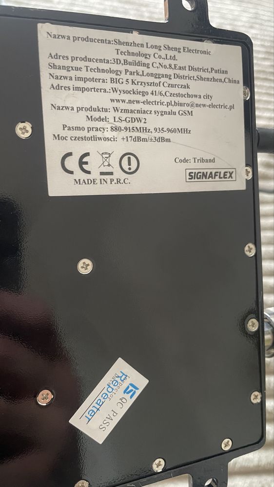 Wzmacniacz sygnału GSM lte
