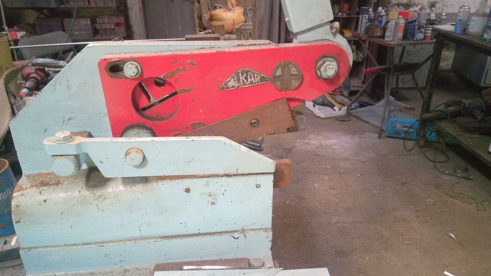 tesoura de corte chapa, cantuneira, barra