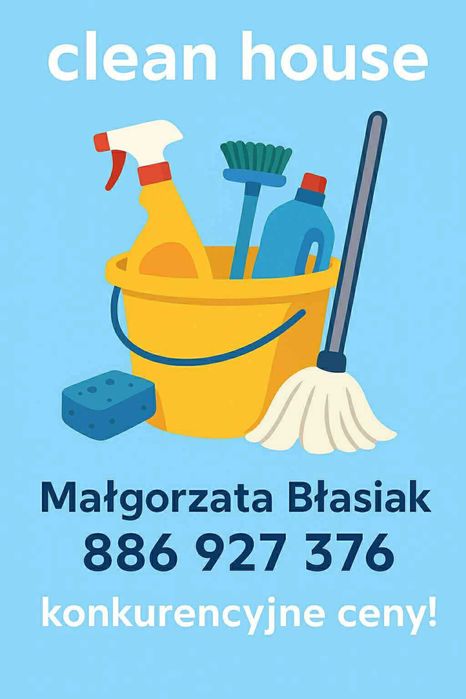 Sprzątanie domów, biur i mieszkań