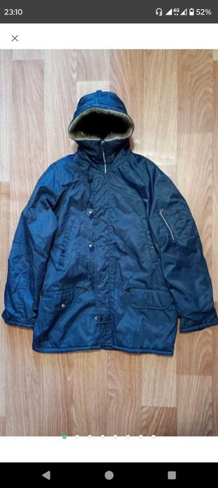 Вінтажна Парка N3-B легкоутеплена Made in Korea по типу альфа