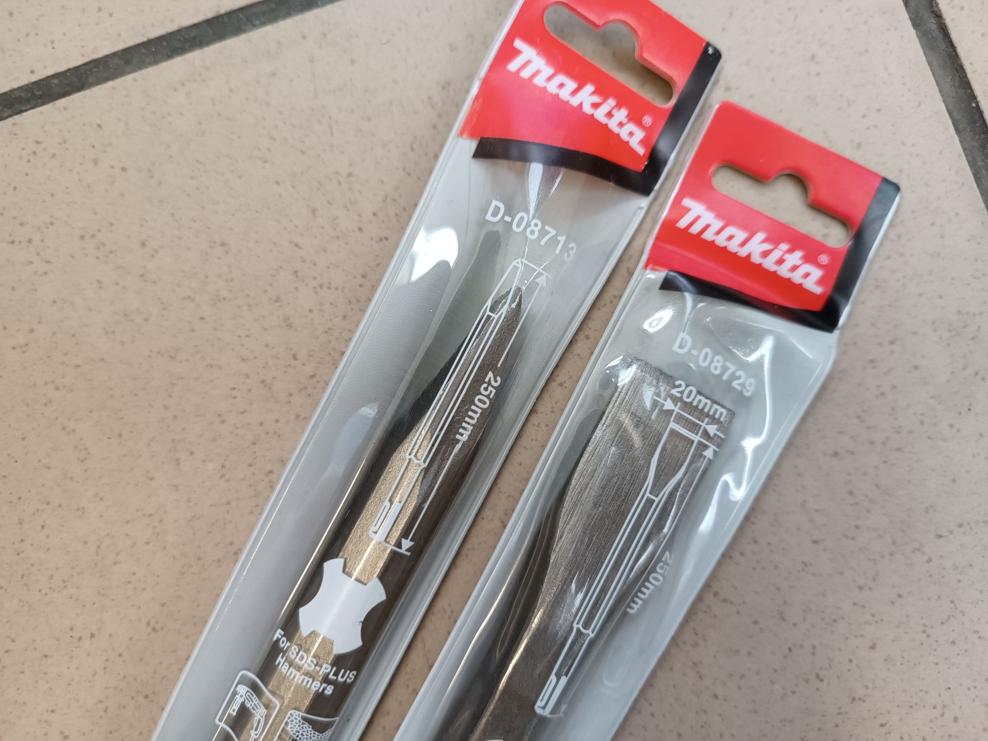 Zestaw dłut SDS Plus MAKITA szpic i płaskie