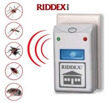 Ультразвуковой отпугиватель от грызунов и насекомых RIDDEX