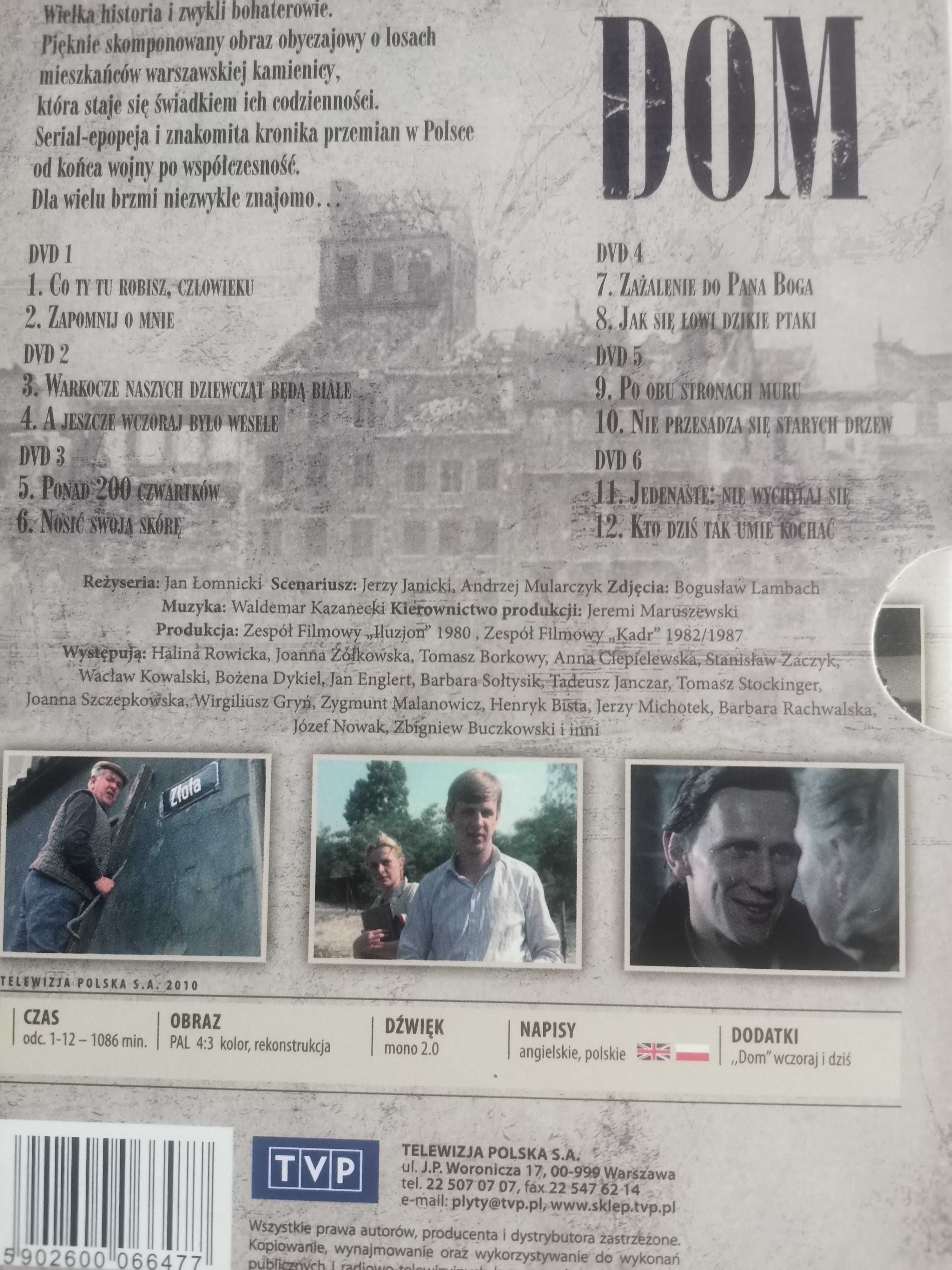 Film DVD "Dom" 25 odcinków (całość).  Stan idealny.