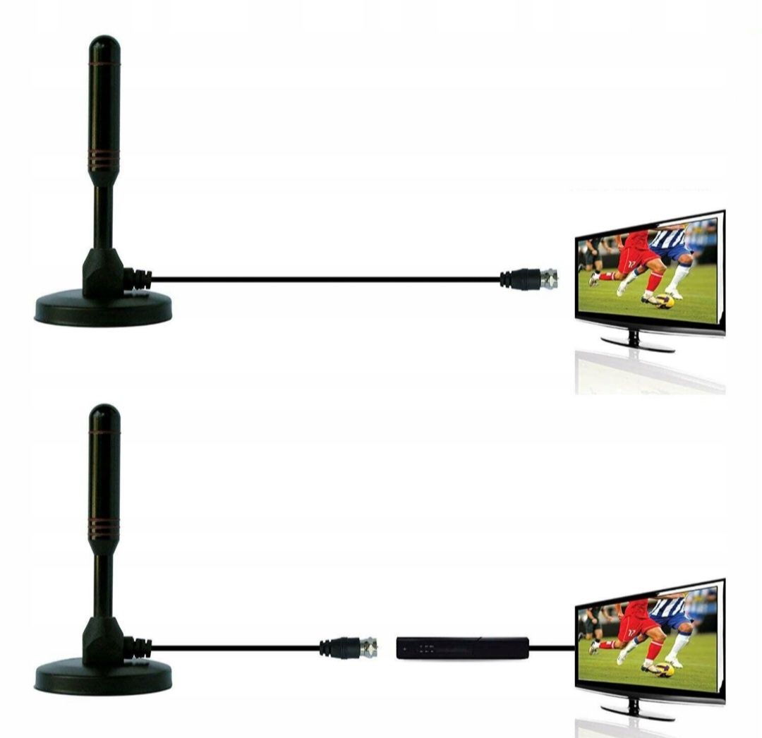 Cyfrowa Antena do Telewizora 360° Odbior do DVB-T2
